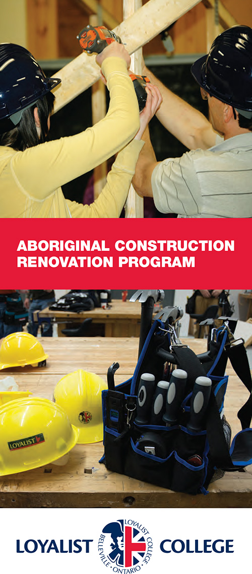 Aboriginal Construction Renovation brochure, 2014