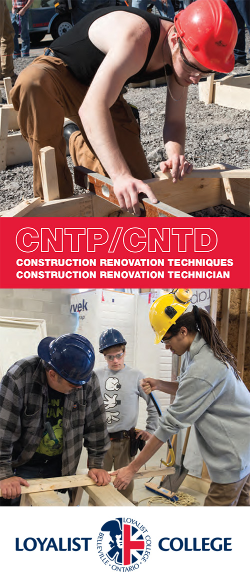 Construction Renovation Techniques/Technician brochure, 2014