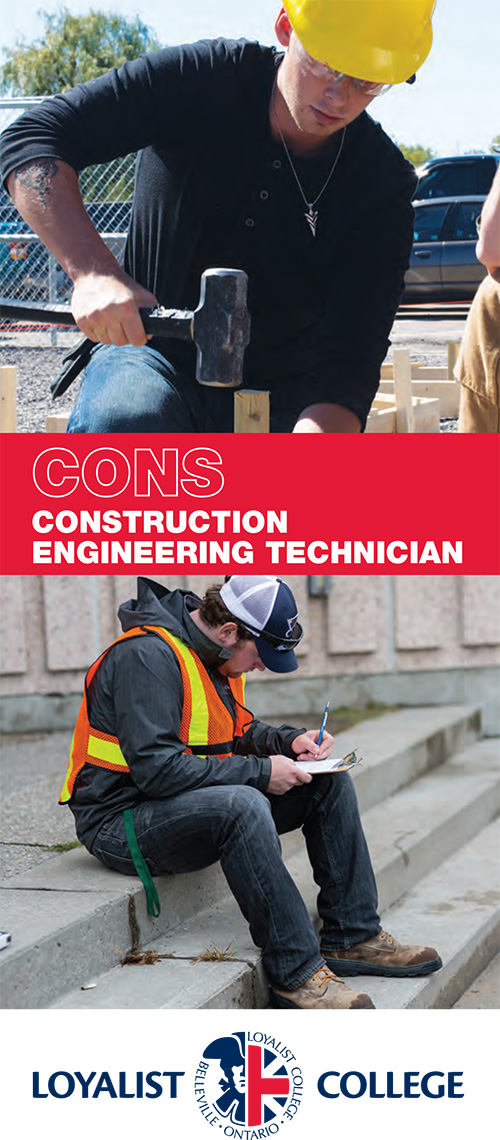 Construction Engineering Technician brochure, 2014