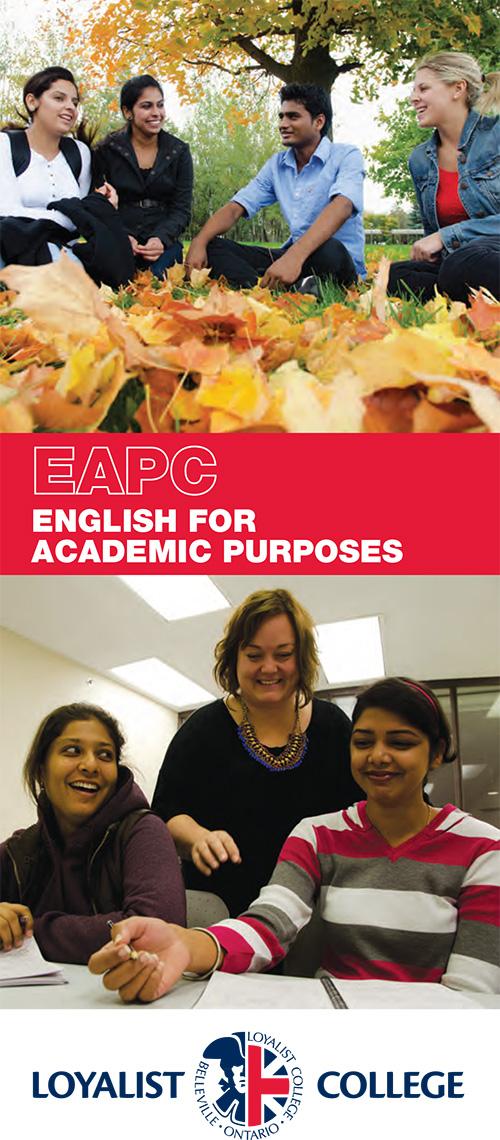 English for Academic Purposes brochure, 2014