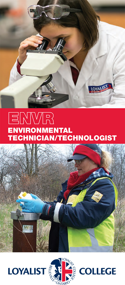 Environmental Technician/Technologist brochure, 2014