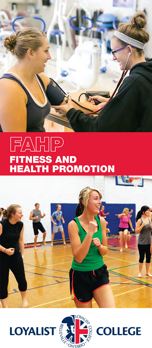 Fitness and Health Promotion brochure, 2014