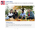 Facebook: Fall Open House 2013, October 25 – 31