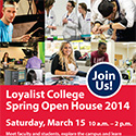 Spring Open House – March 15, 2014