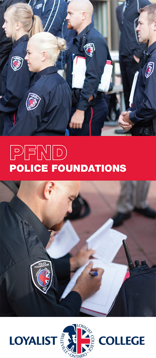 Police Foundations brochure, 2014