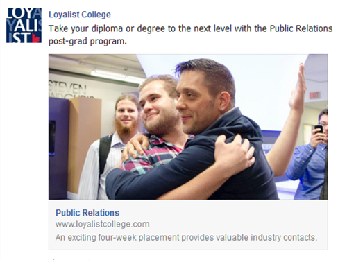 Facebook: Post-Grad Campaign, December 20, 2013 – January 31, 2014 (PURE)
