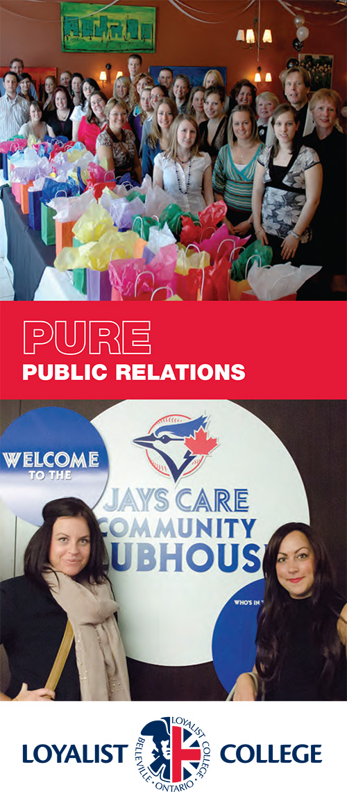 Public Relations brochure, 2014