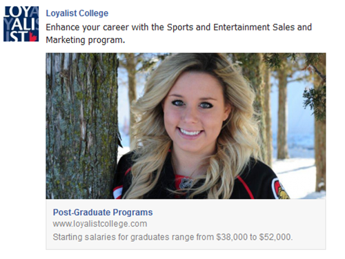 Facebook: Post-Grad Campaign, December 20, 2013 – January 31, 2014 (SESM)