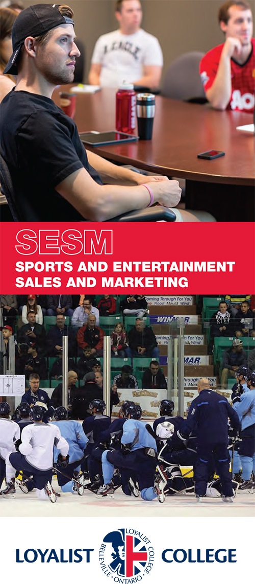 Sports and Entertainment Sales and Marketing brochure, 2014
