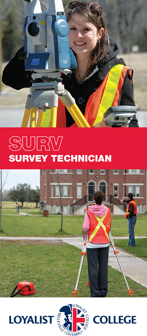 Survey Technician brochure, 2014