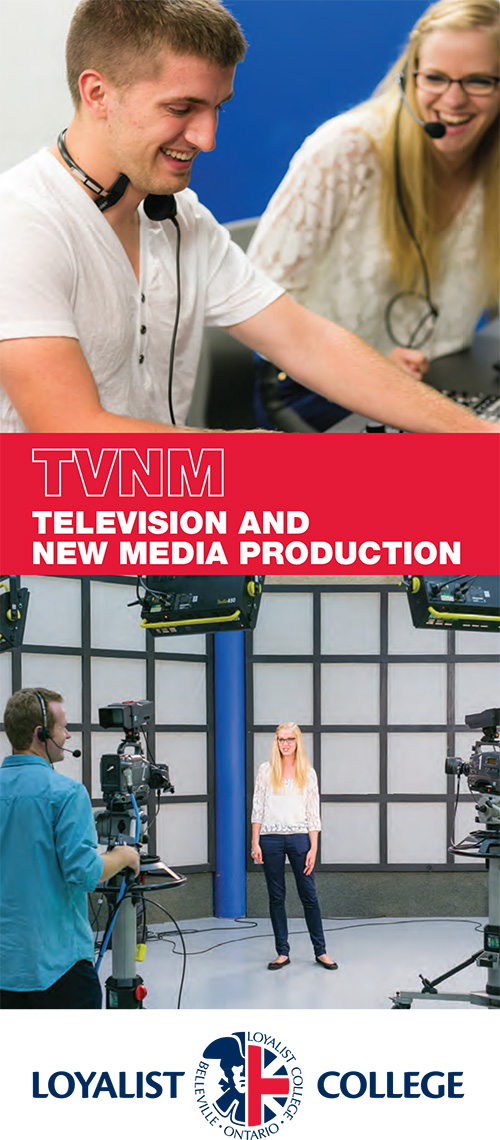 Television and New Media Production brochure, 2014