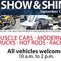 Show and Shine ad – Old Autos National newspaper, Aug 4 and Sept 1, 2014