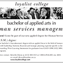 Bachelor of Applied Arts in Human Services Management AECEO 2003