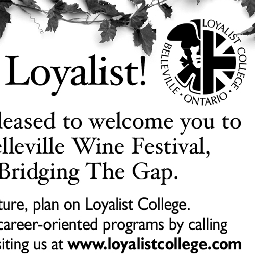Bridging the Gap Wine Festival Welcome to Loyalist – Community Press – January 2004