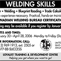 Welding Skills – Picton & Napanee – November 2005