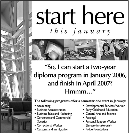 January Start – Peterborough – December 2005