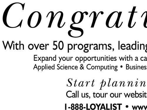 Durham Region Congratulations Graduates Ad October 2003