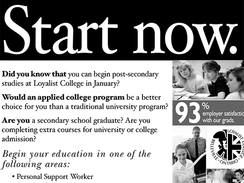 January Start Intell Ad December 2003