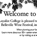 Bridging the Gap Wine Festival Welcome to Loyalist – Intelligencer – January 2004