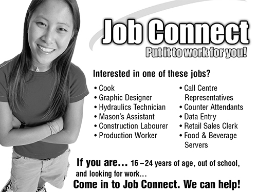Job Connect – Youth Intell Ad November 2003