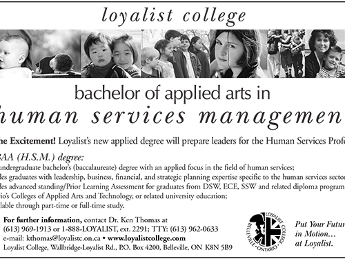 Lasting Connections Applied Degree Ad December 2003