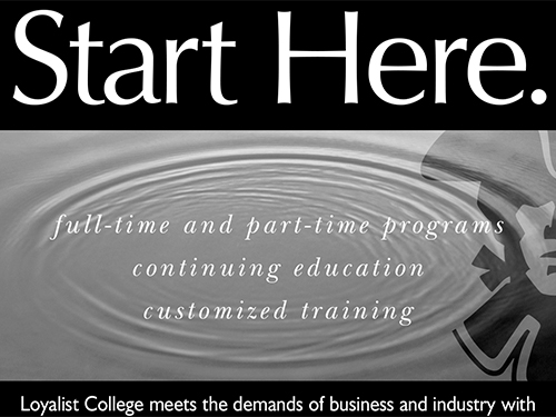 Start Here Ad – Belleville Chamber of Commerce – July 2004