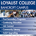 Loyalist College Bancroft Campus Destination Guide November 2003