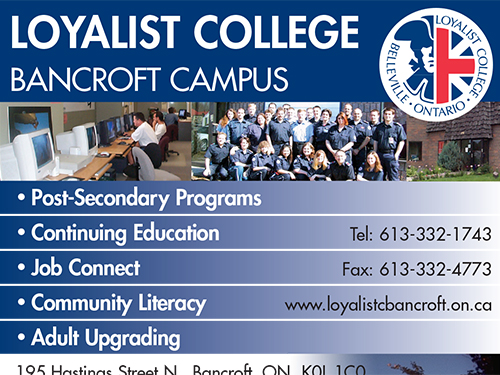 Loyalist College Bancroft Campus Destination Guide November 2003