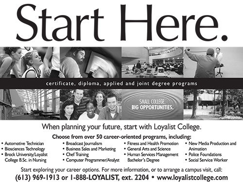 Start Here – Globe & Mail Special – September 2004