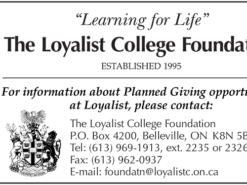 Loyalist Foundation Planned Giving – May 2004
