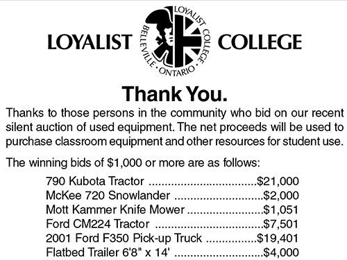 Wine Auction Thank You CP Ad April 2003