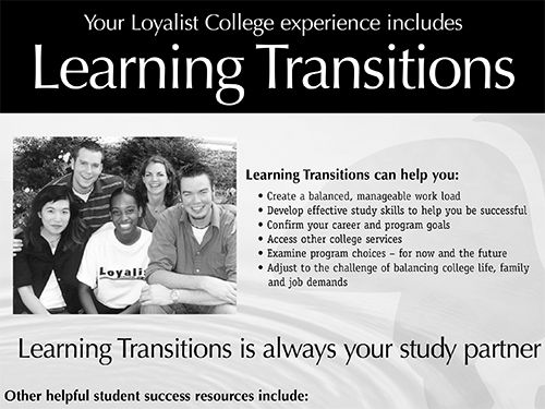 Learning Transitions B&W