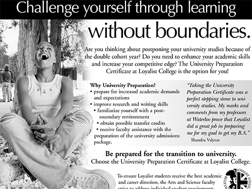 GAS University Prep Intell Ad June 2003