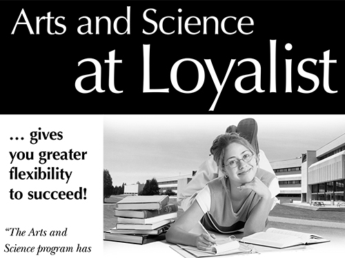 Arts and Science Cobourg Ad April 2003