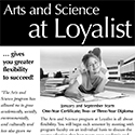Arts and Science Intell Ad April 2003