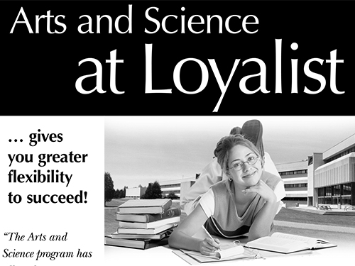 Arts and Science Intell Ad April 2003