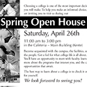 Spring Open House Brighton Ad April 2003