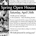 Spring Open House Cobourg Ad April 2003