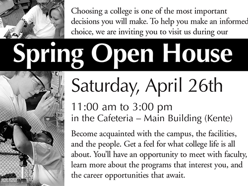 Spring Open House Cobourg Ad April 2003
