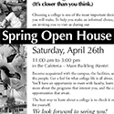 Spring Open House Napanee/Picton Ad April 2003