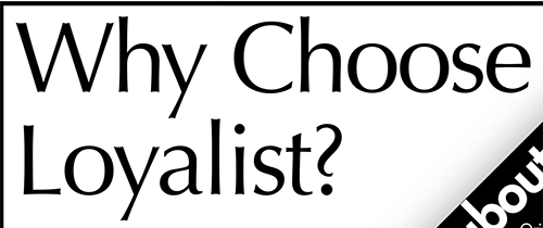 Why Choose Loyalist September Start – CDS 3 – March 2006