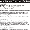 Obsolete Mac Computers for Sale – Community Press – October 2008