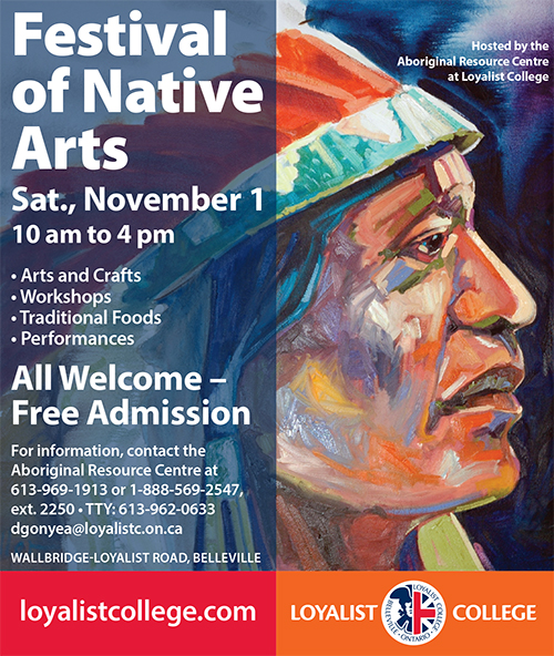 Festival of Native Arts – Picton & Napanee – October 2014