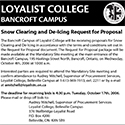 Snow Clearing Request – Bancroft This Week – 2006