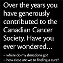 Canadian Cancer Society Symposium Ad – October 2006