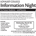 Information Night – Intelligencer & Trenton – February 2007