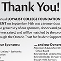 Golf Tournament Thanks – October 2007