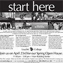Start Here, Spring Open House – Intelligencer 1/2 page – April 2005