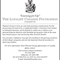 Planned Giving Loyalist College Foundation – Intelligencer – April 2005