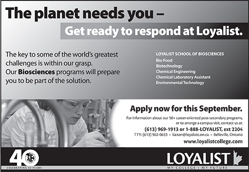 September Start Programs Ad – Biosciences – April 2008